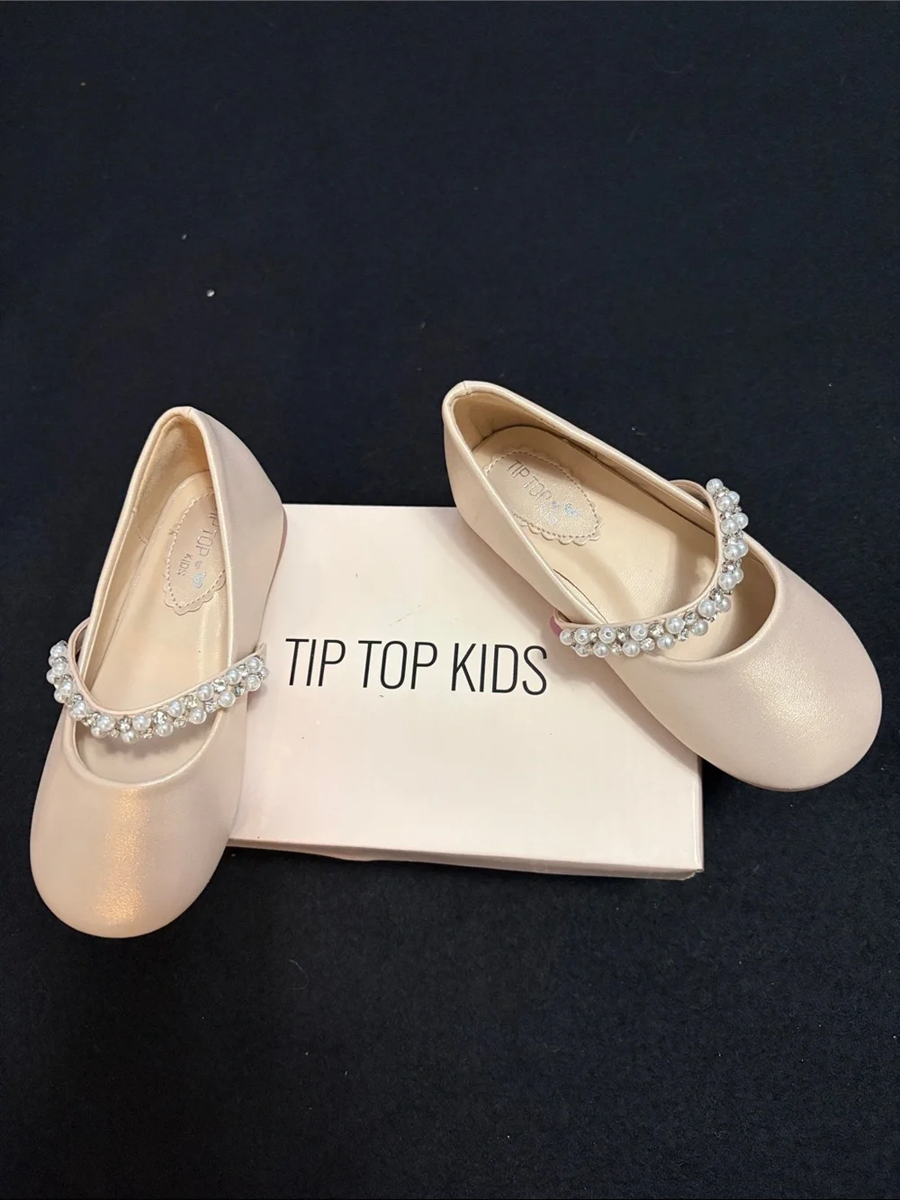 Tip Top Kids Nude Pink Toddler Mary Jane Ballet Flat Size 8